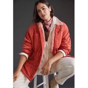 ANTHROPOLOGIE pilcro Sherpa jacket
